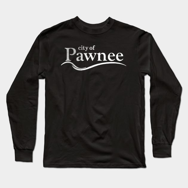 City of Pawnee Black Shirt Long Sleeve T-Shirt by truefriend